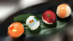 artistic unique sushi